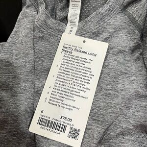 lululemon athletica Gray Long Sleeve Top